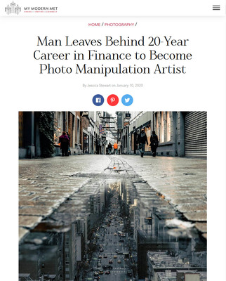 Man Leaves Behind 20-Year Career In Finance To Become Photo Manipulation Artist